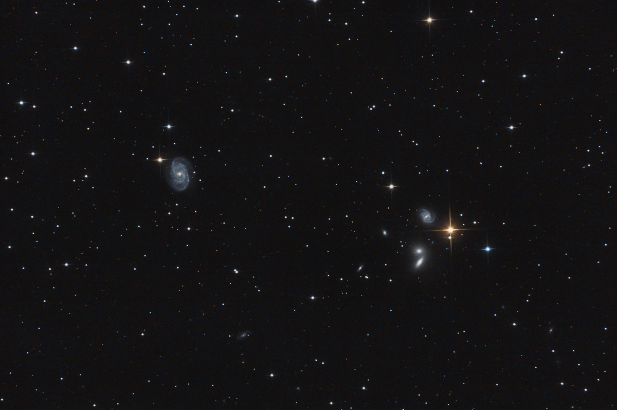 NGC 5371 et Hickson 68 dans les Chiens de chasse